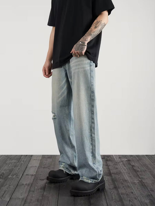 ZAPRE Distressed Blue Jeans