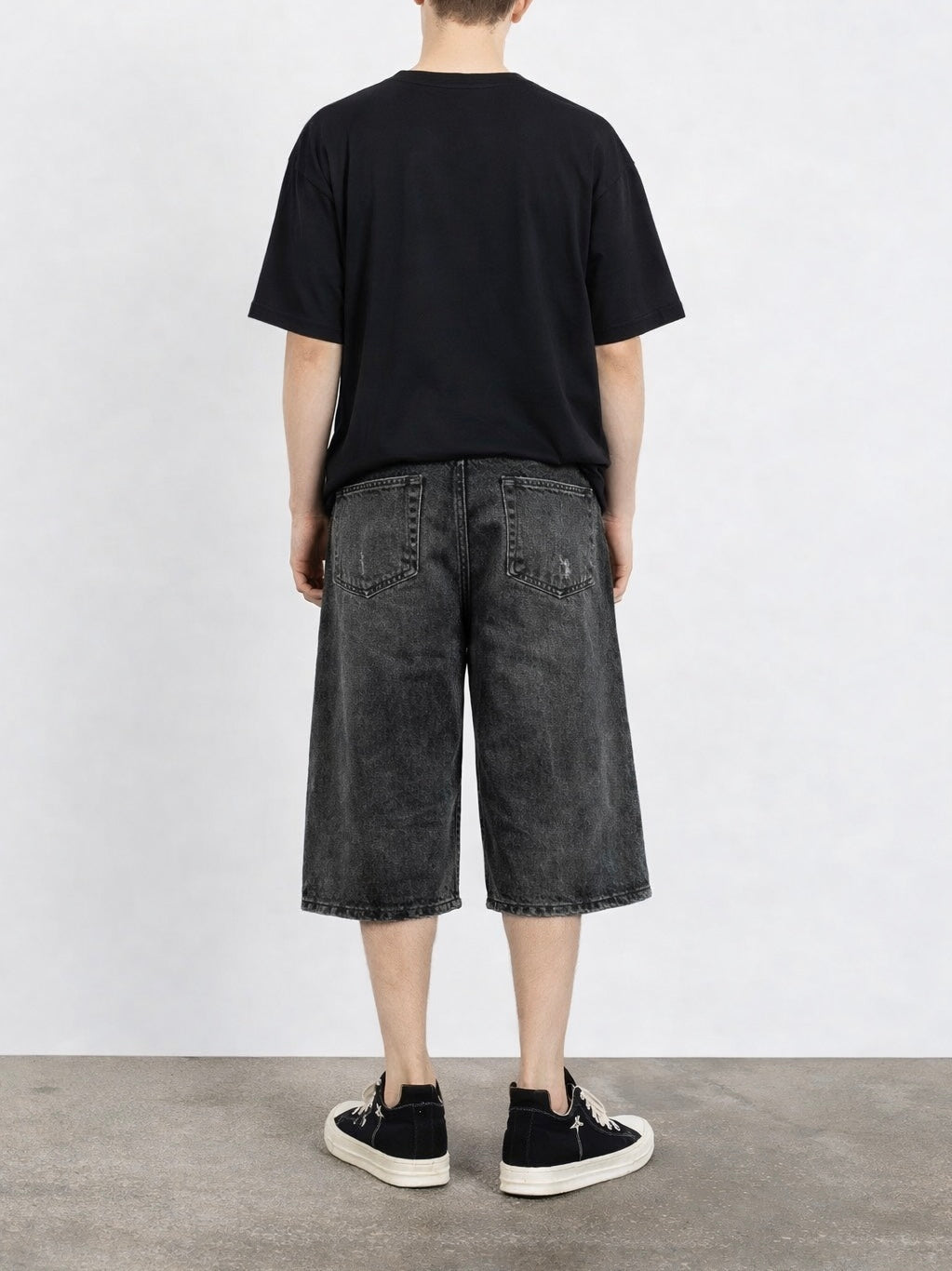 ZAPRE Relax Fit Stone Washed Jorts
